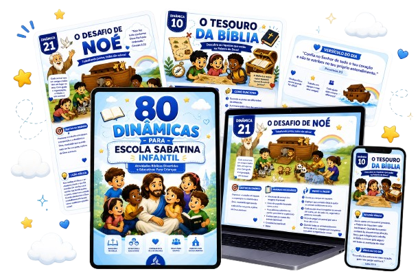 Mockup Principal do Kit Escola Sabatina Infantil